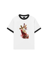 Áo Thun Ringer Relaxed Fit Gem Cross Ice Cream