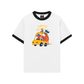 Áo Thun Ringer Relaxed Fit Drive Slowly_