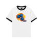 Áo Thun Ringer Relaxed Fit Blueberries