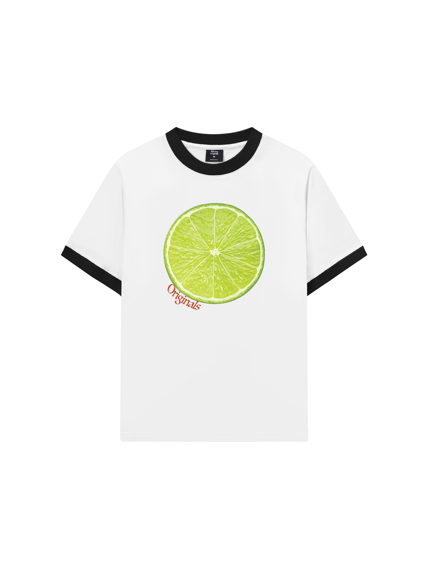 Áo Thun Ringer Relaxed Fit Summer Vibes Lemon