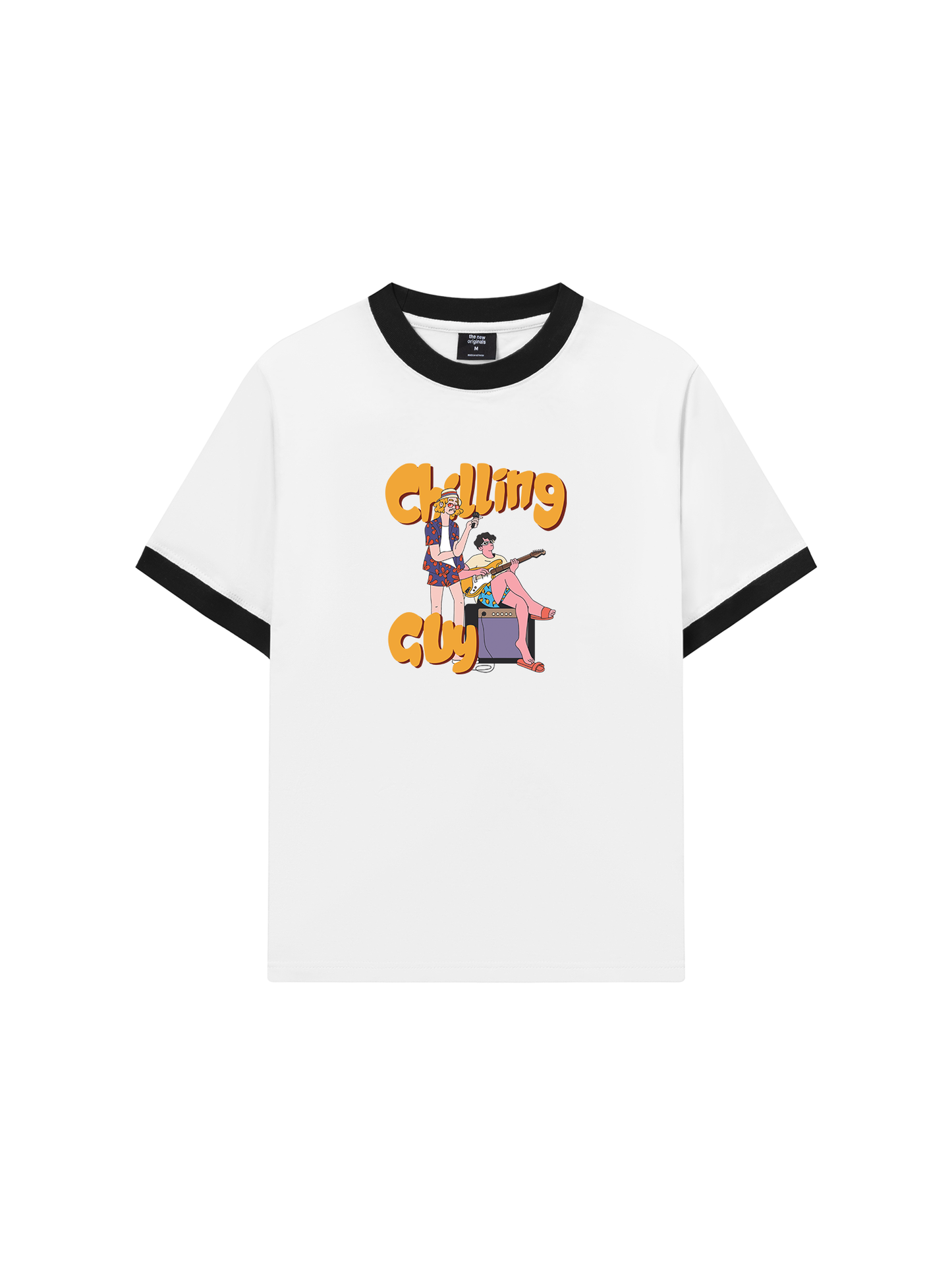 Áo Thun Ringer Relaxed Fit Weekend Chilling Guy