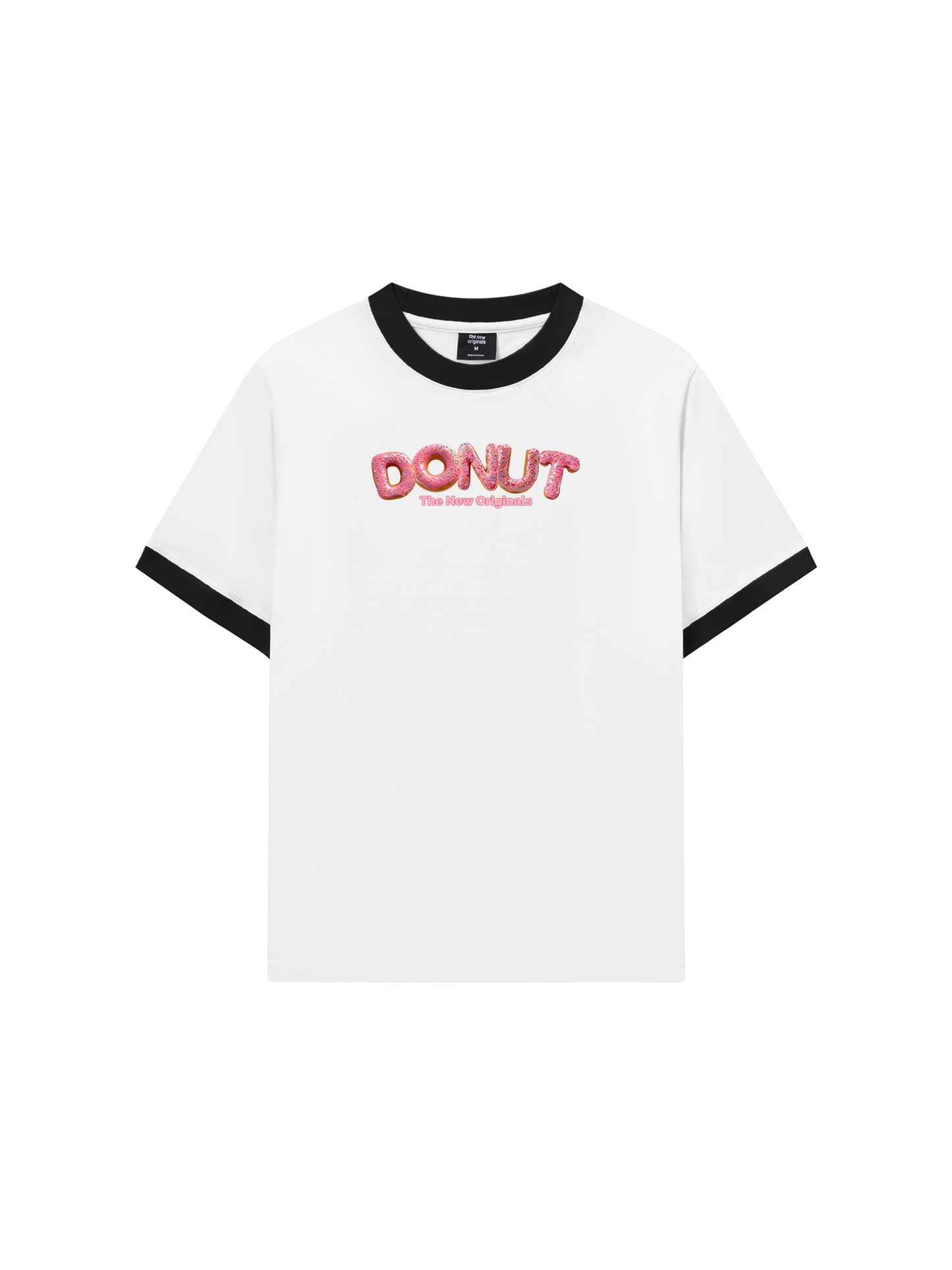 Áo Thun Ringer Relaxed Fit Foody Donut Sprinkles