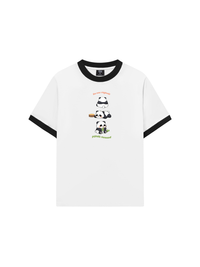 Áo Thun Ringer Relaxed Fit Panda Moooood