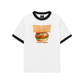 Áo Thun Ringer Relaxed Fit Foody Chicken Burger