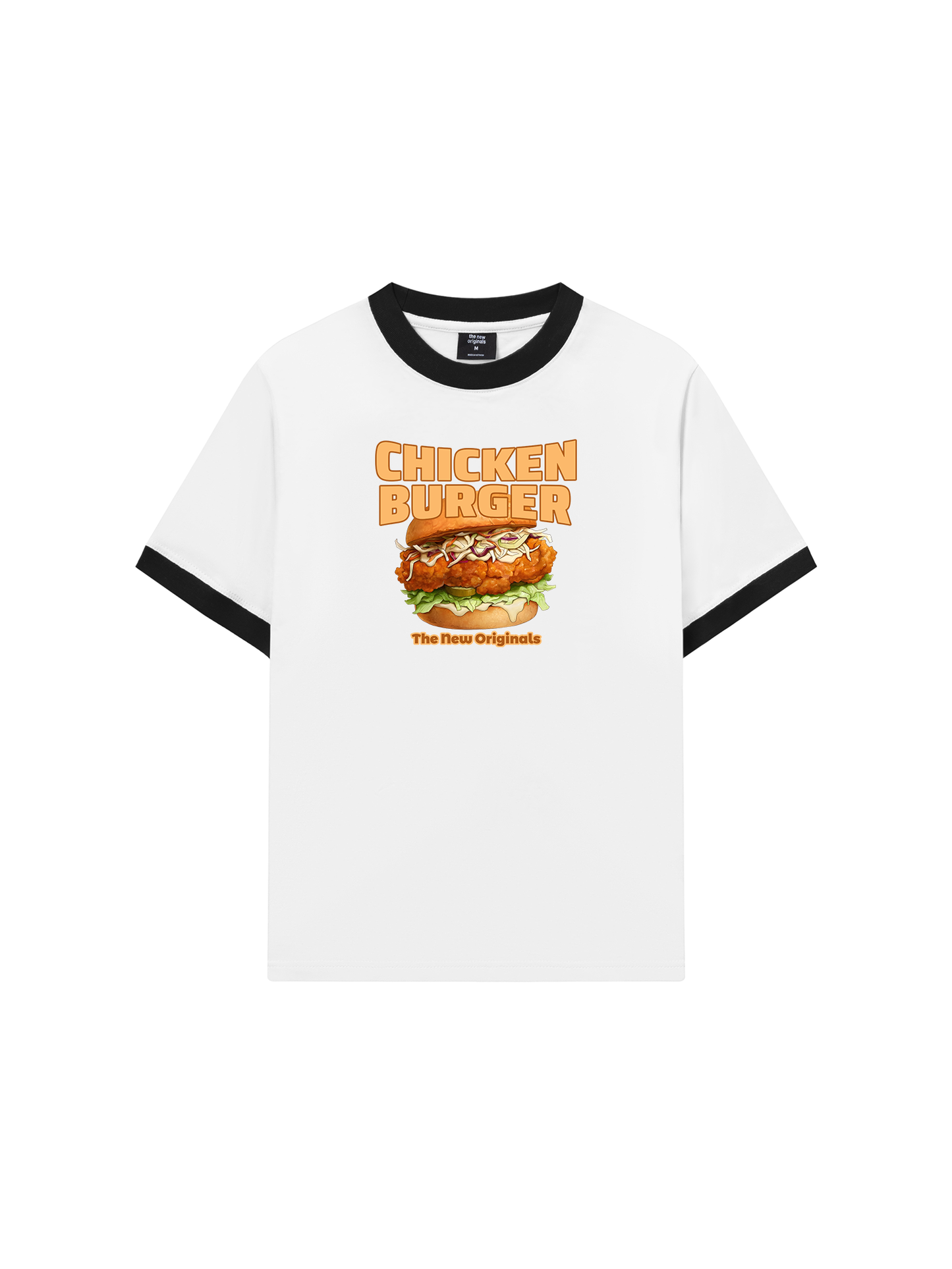 Áo Thun Ringer Relaxed Fit Foody Chicken Burger