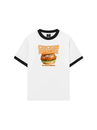 Áo Thun Ringer Relaxed Fit Foody Chicken Burger