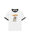 Áo Thun Ringer Relaxed Fit Animal Mood Puppy