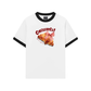 Áo Thun Ringer Relaxed Fit Sweet Pastry Red Bơ Croissant