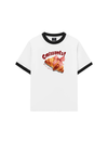 Áo Thun Ringer Relaxed Fit Sweet Pastry Red Bơ Croissant