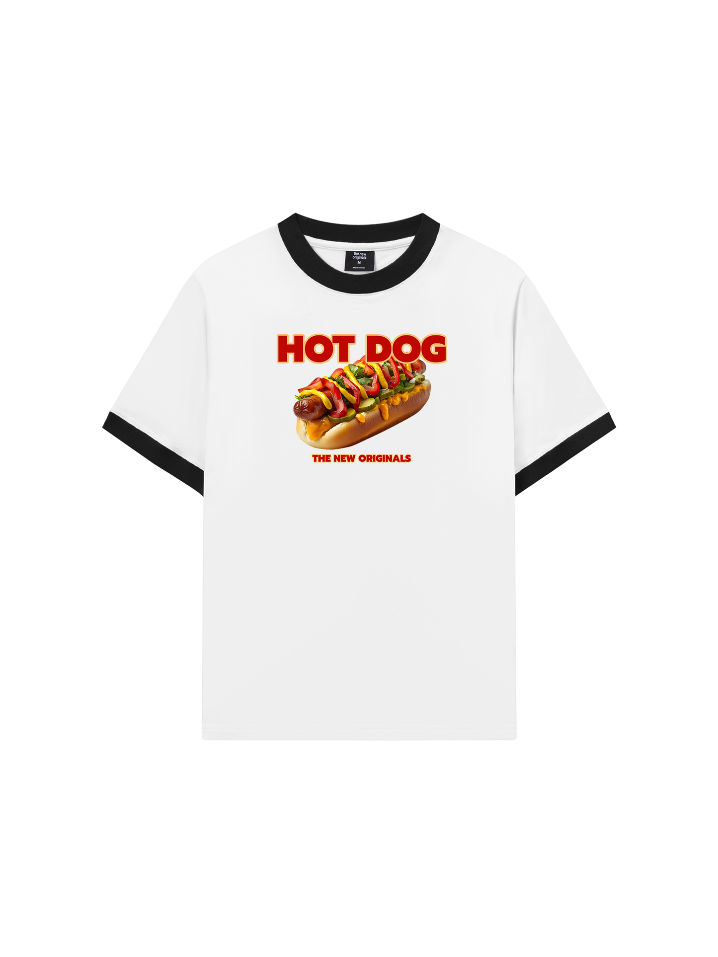 Áo Thun Ringer Relaxed Fit Foody Hot Dog
