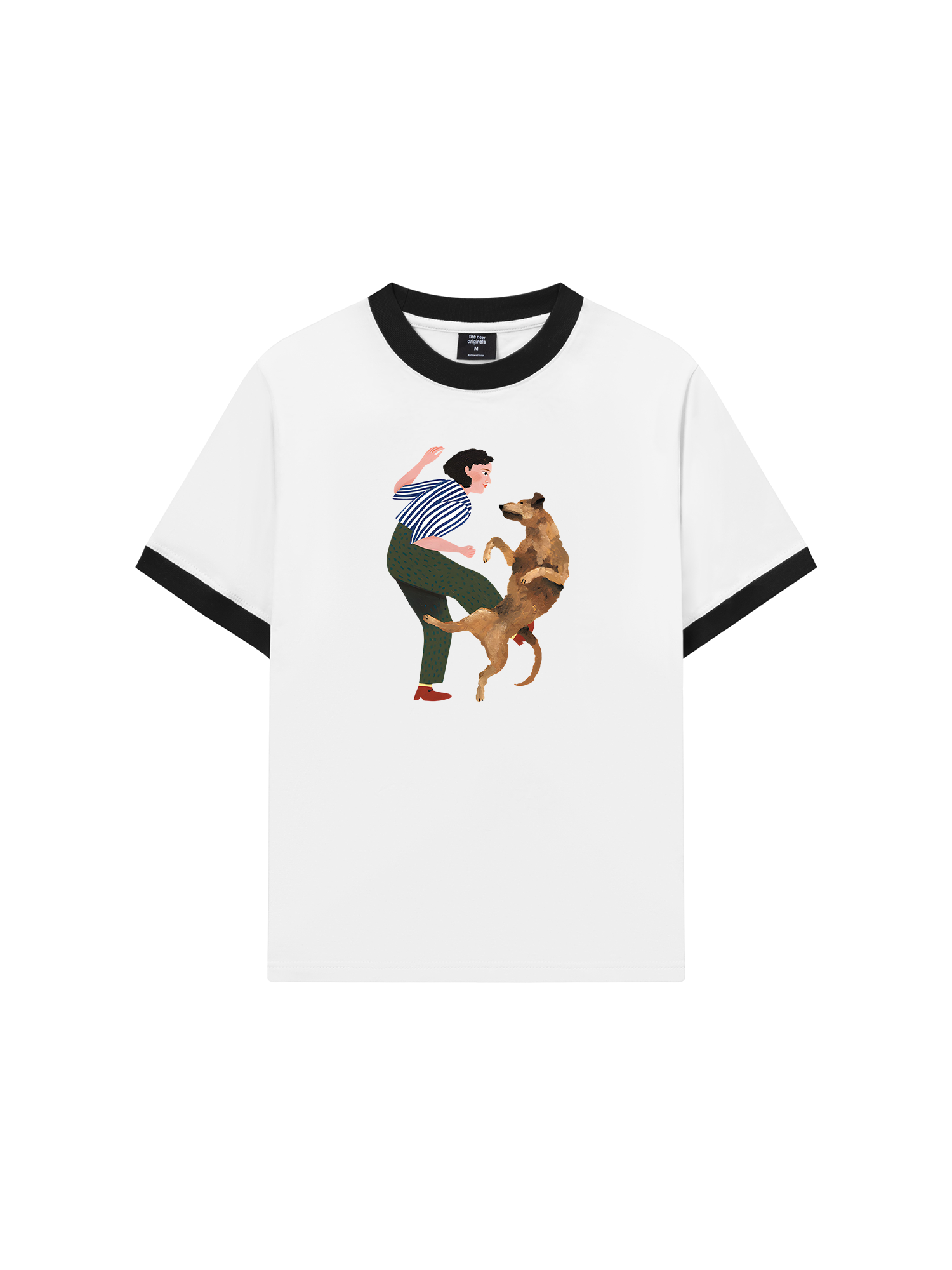 Áo Thun Ringer Relaxed Fit Dancing