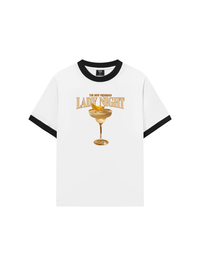 Áo Thun Ringer Relaxed Fit Fresh Lady Night