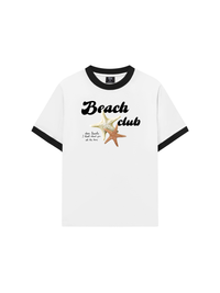 Áo Thun Ringer Relaxed Fit Ocean Beach Club