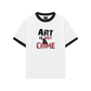 Áo Thun Ringer Relaxed Fit Be Bold Art Is Not A Crime