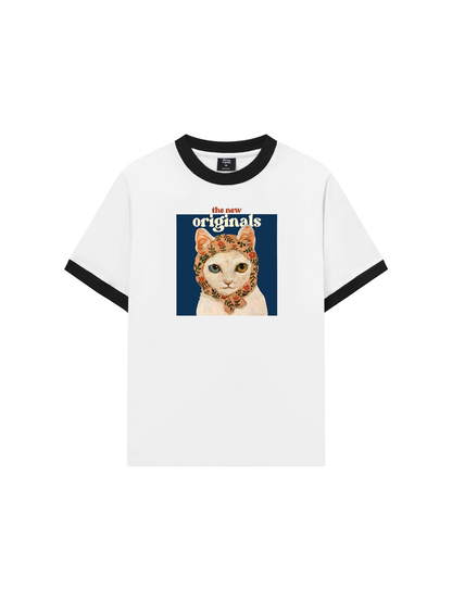Áo Thun Ringer Relaxed Fit Mad Cat