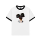 Áo Thun Ringer Relaxed Fit Colorful Diamond Hairpin Afro Girl