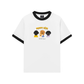 Áo Thun Ringer Relaxed Fit Animal Puppy Girl