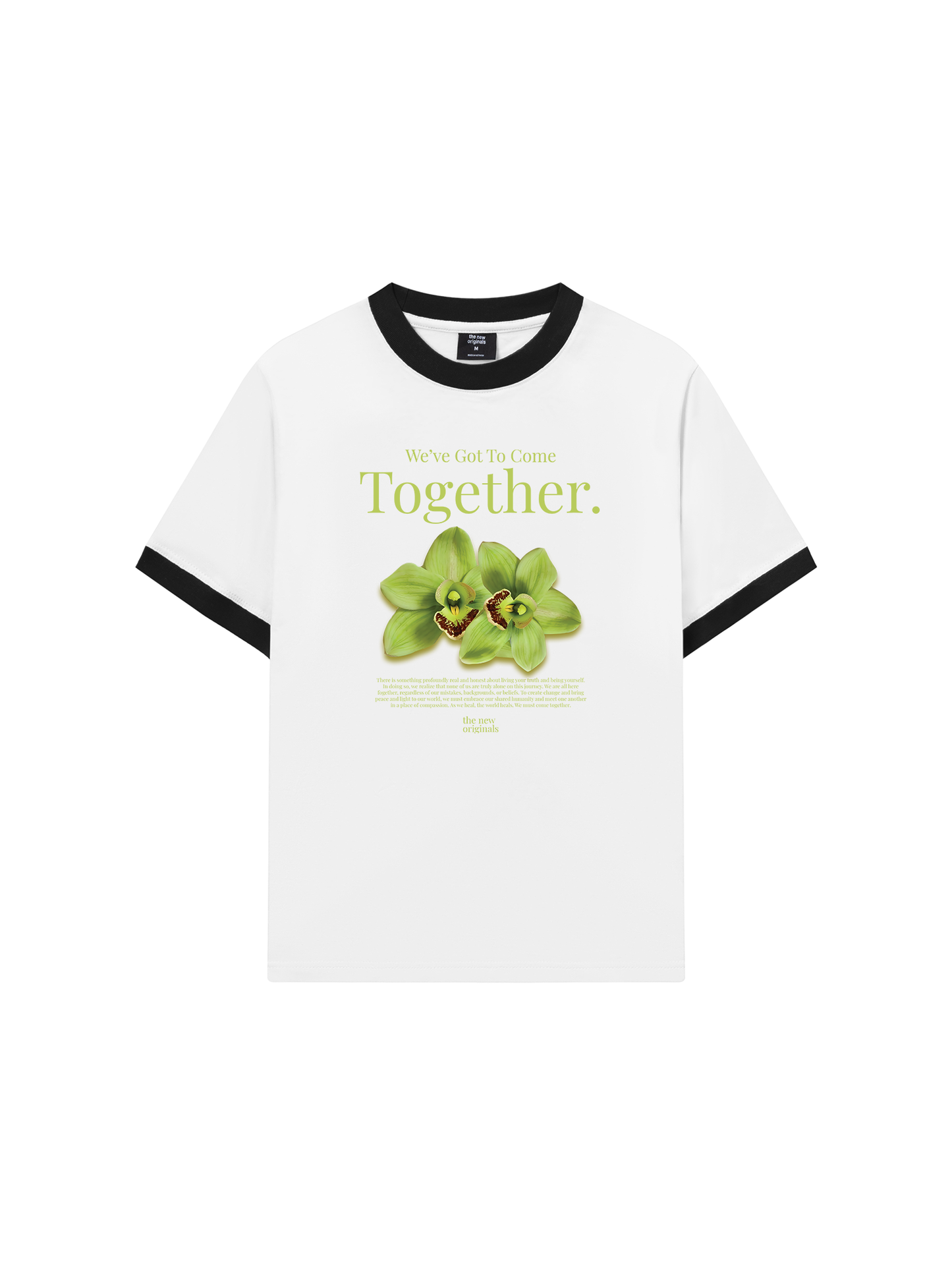 Áo Thun Ringer Relaxed Fit Summer Vibes Green Flower