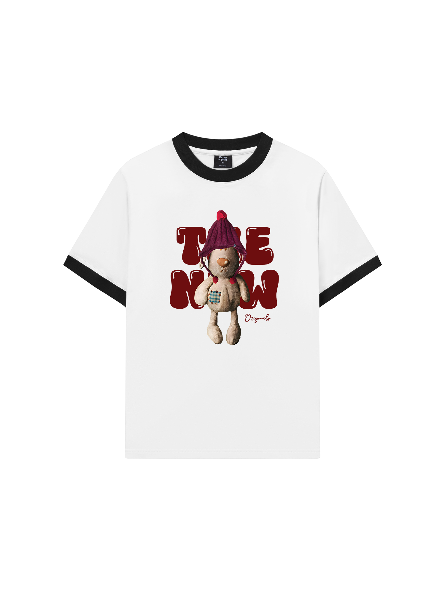 Áo Thun Ringer Relaxed Fit Cute Puppy