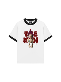 Áo Thun Ringer Relaxed Fit Cute Puppy