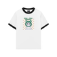 Áo Thun Ringer Relaxed Fit Animal Mood Meow Green Pink