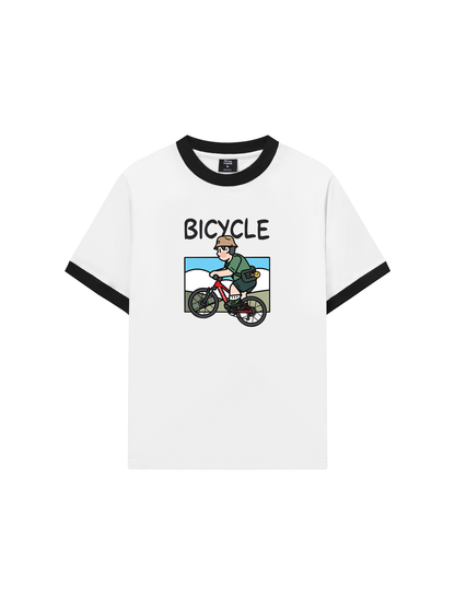 Áo Thun Ringer Relaxed Fit Weekend Bicycle