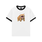Áo Thun Ringer Relaxed Fit Animal Mood Funny Meow