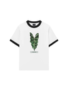 Áo Thun Ringer Relaxed Fit Tropical Alocasia Leaf
