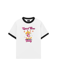 Áo Thun Ringer Relaxed Fit Weekend Goog Vibes Only