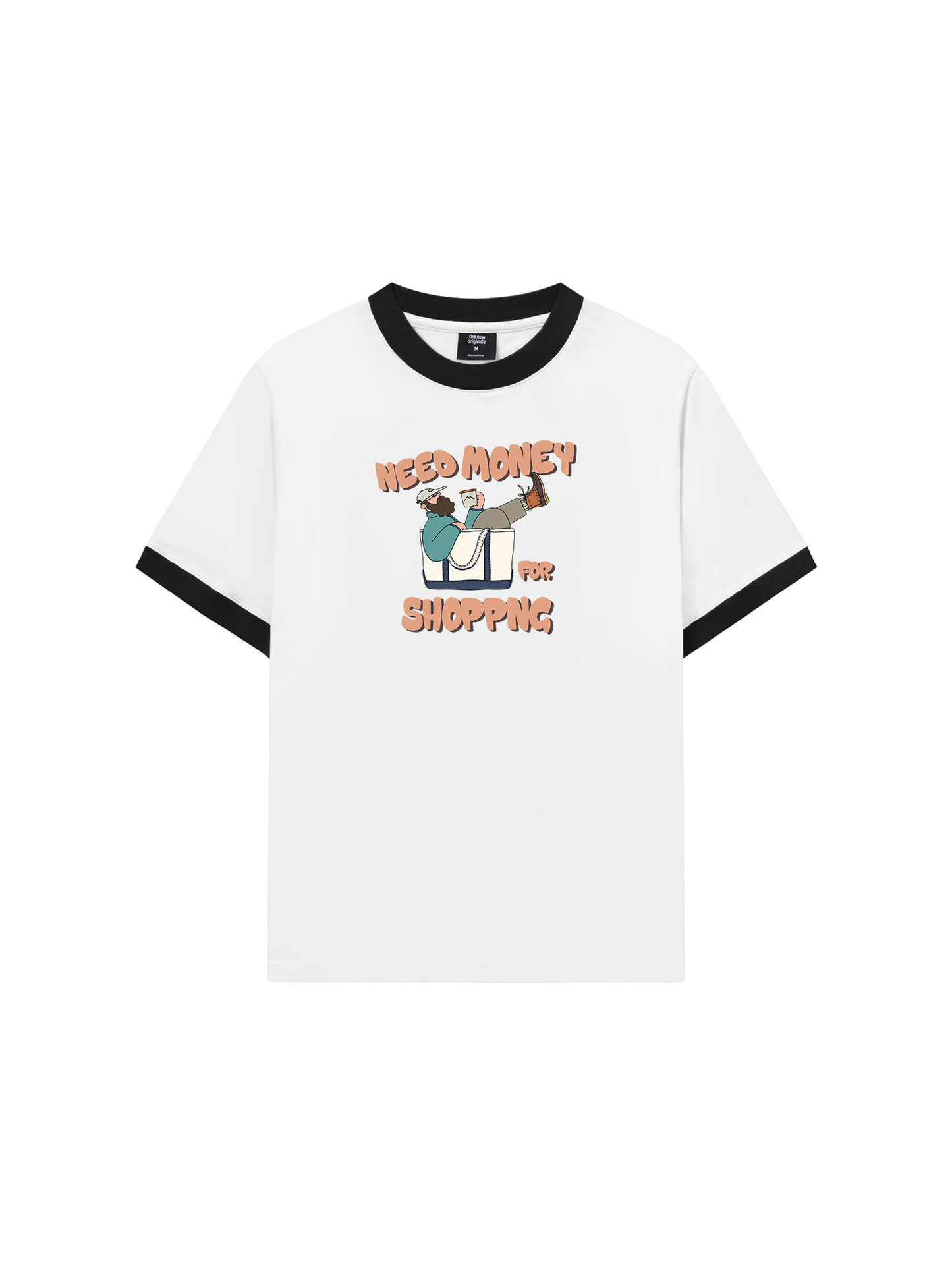 Áo Thun Ringer Relaxed Fit Weekend Need Money For Shopping