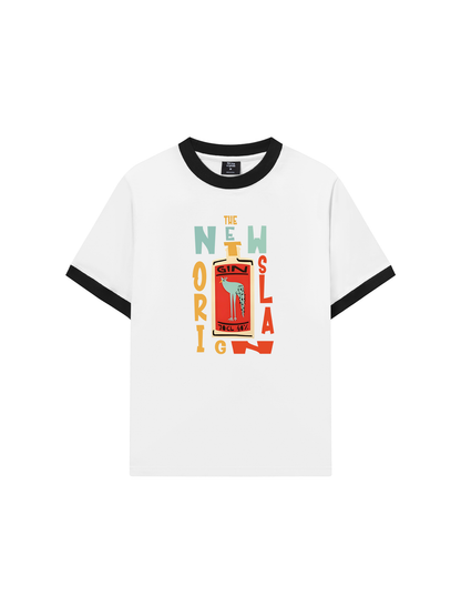 Áo Thun Ringer Relaxed Fit GIN