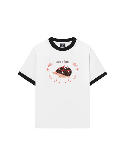Áo Thun Ringer Relaxed Fit Autumn Season of Dreams