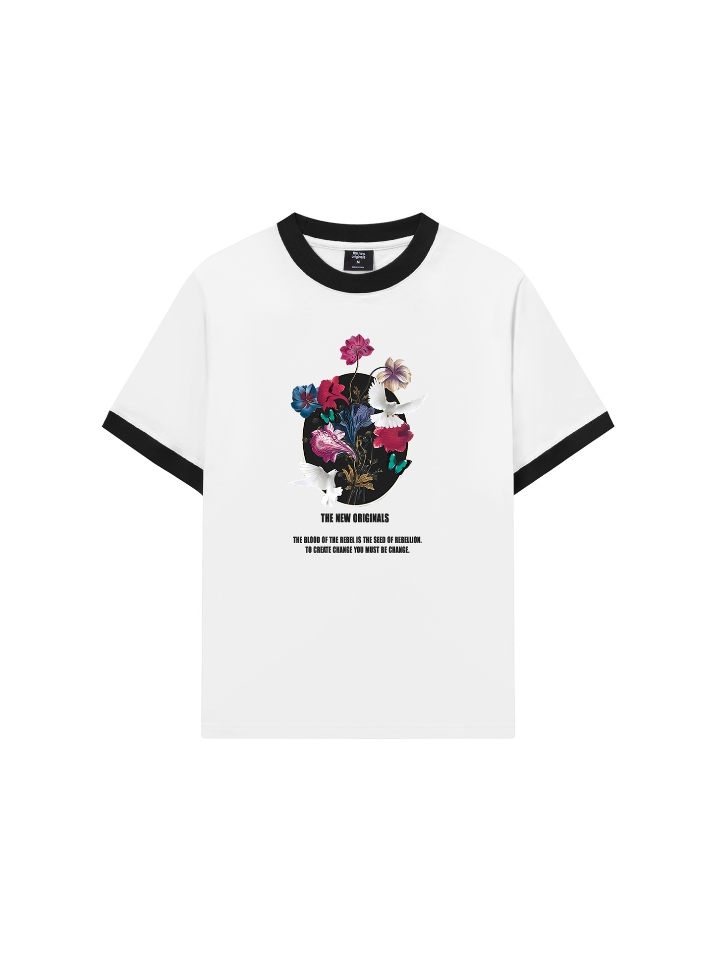 Áo Thun Ringer Relaxed Fit Be Bold The Blood Of The Rebel