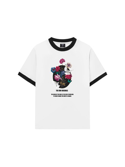 Áo Thun Ringer Relaxed Fit Be Bold The Blood Of The Rebel