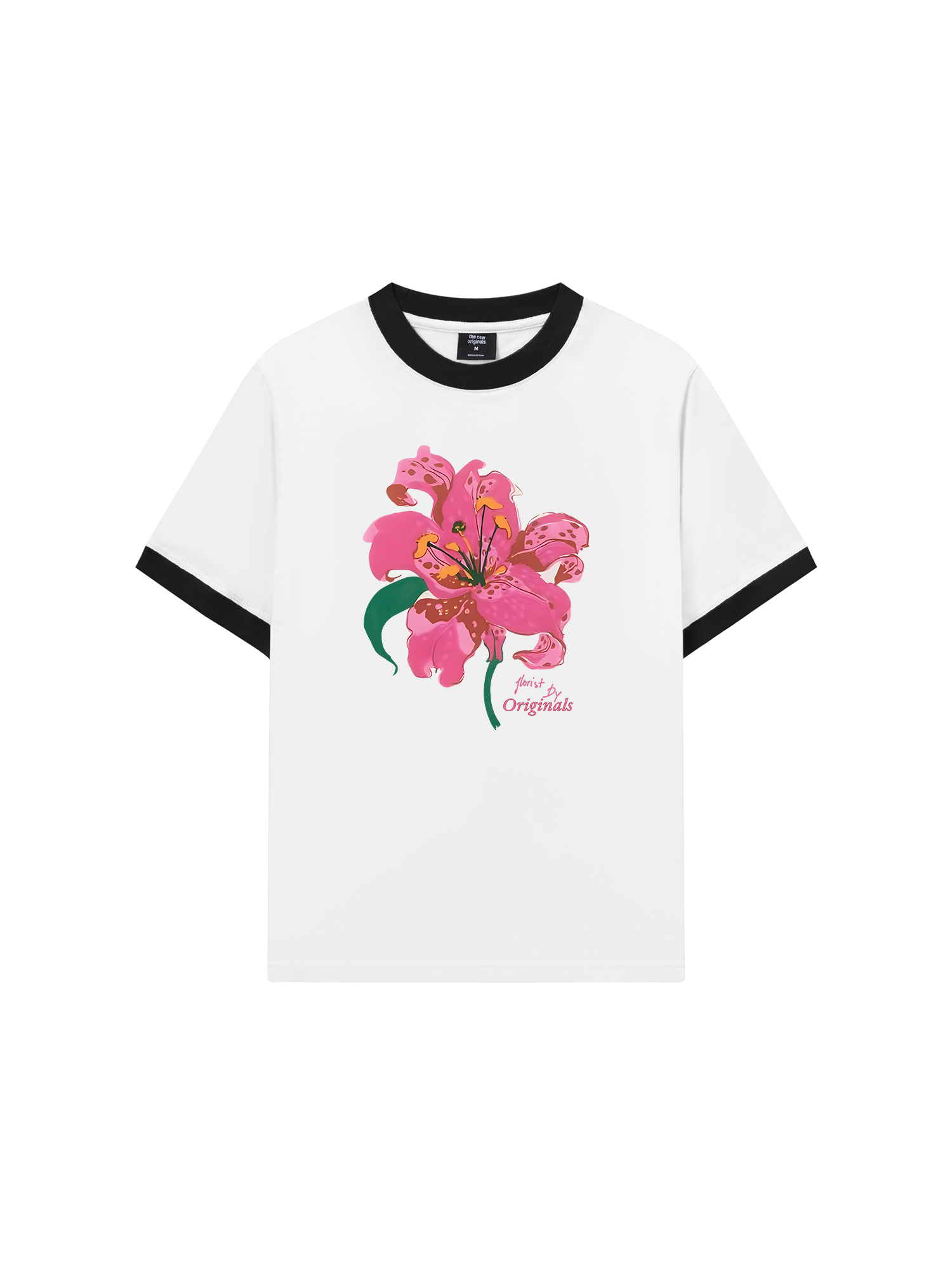 Áo Thun Ringer Relaxed Fit Summer Vibes Florist By Orginals