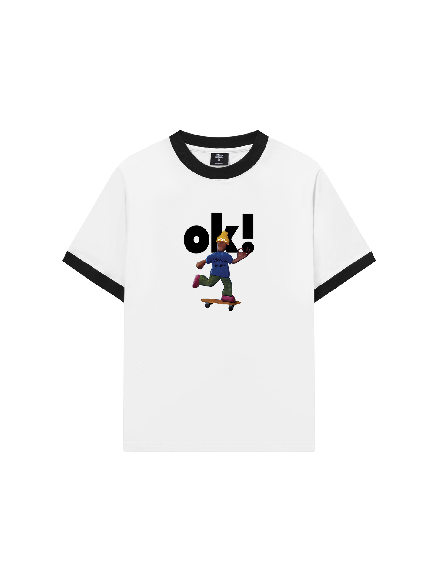 Áo Thun Ringer Relaxed Fit Weekend OK Skate