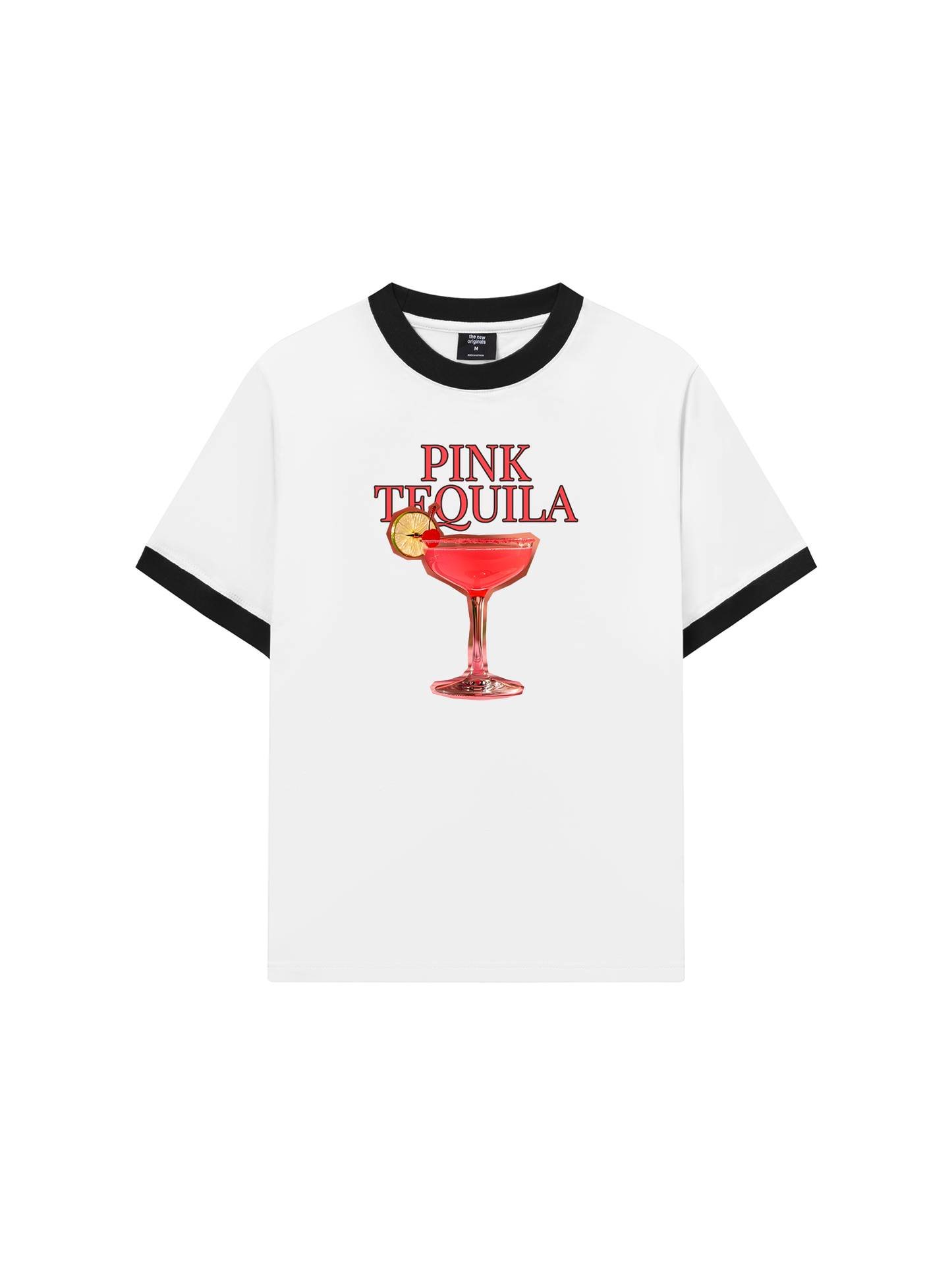 Áo Thun Ringer Relaxed Fit Fresh Pink Tequila