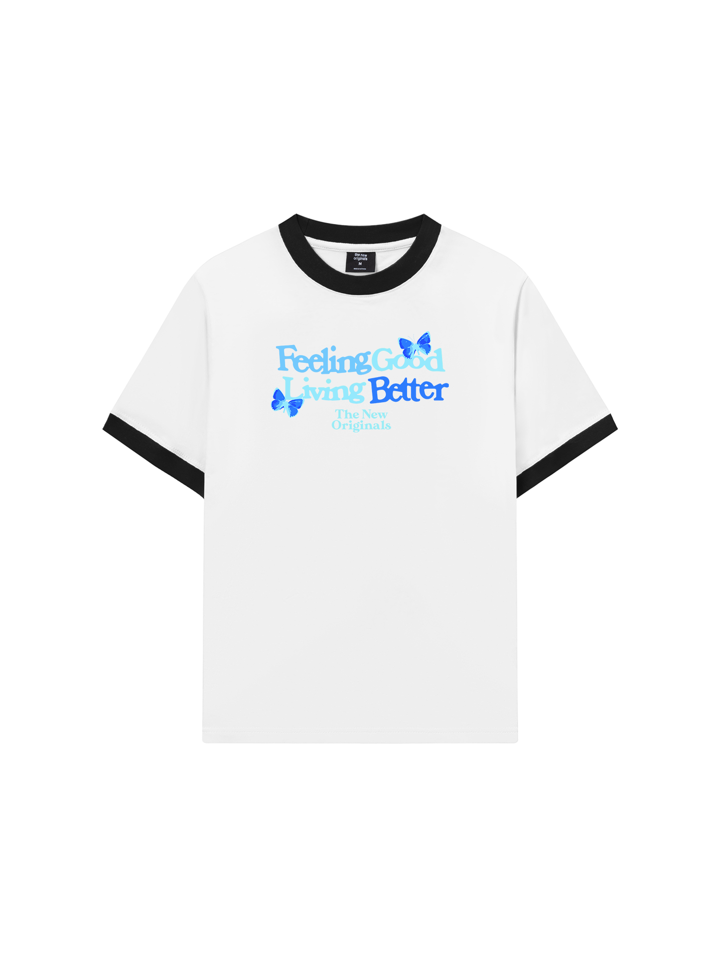 Áo Thun Ringer Relaxed Fit Be Bold Feeling Good Living Better