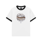Áo Thun Ringer Relaxed Fit Art Pearl Lip Black