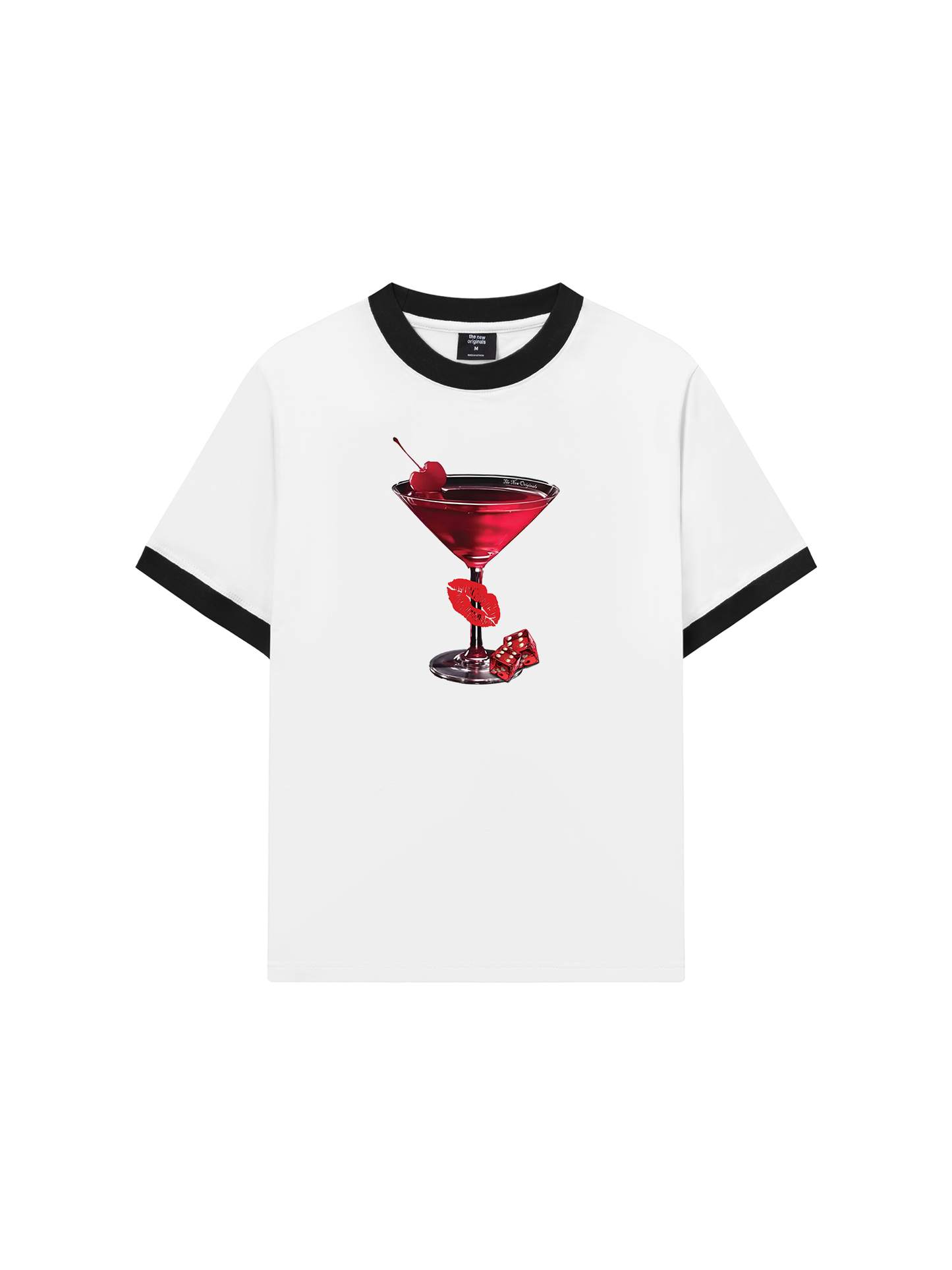 Áo Thun Ringer Relaxed Fit Seductive Night Cherry Goblet