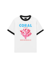 Áo Thun Ringer Relaxed Fit Summer Vibes Coral Beach