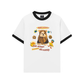 Áo Thun Ringer Relaxed Fit Sweet Pastry And Puppy Duck