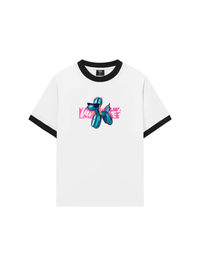 Áo Thun Ringer Relaxed Fit Balloon Dog Walk Me