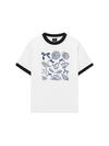 Áo Thun Ringer Relaxed Fit Ocean Blue Vibes