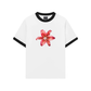Áo Thun Ringer Relaxed Fit Pearl Lily Flower