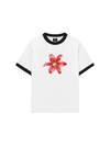 Áo Thun Ringer Relaxed Fit Pearl Lily Flower