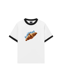 Áo Thun Ringer Relaxed Fit Sweet Patry Croissant