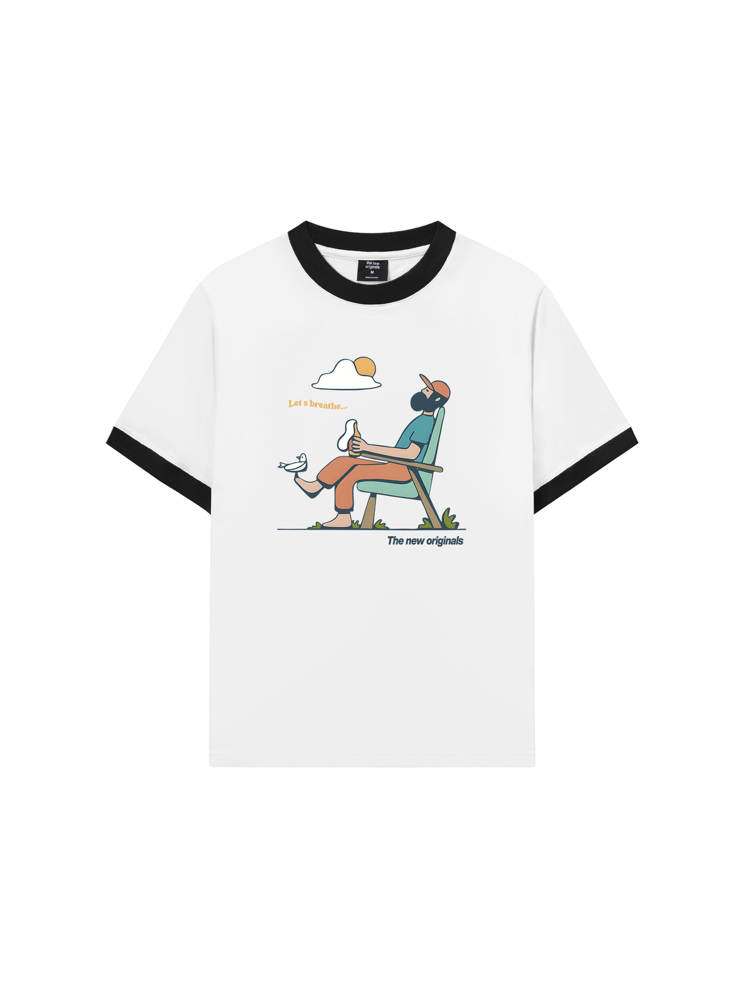 Áo Thun Ringer Relaxed Fit Let_s breathe