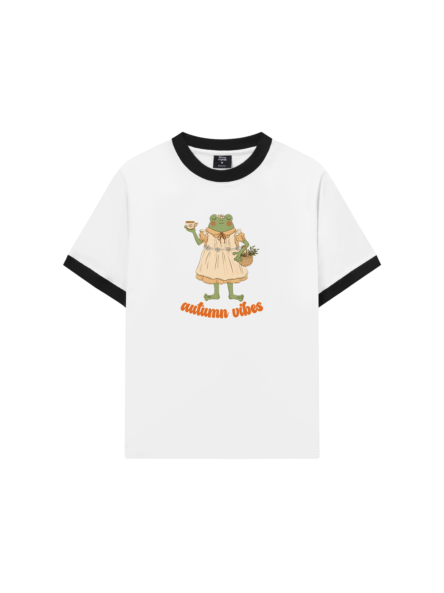Áo Thun Ringer Relaxed Fit Autumn Frog