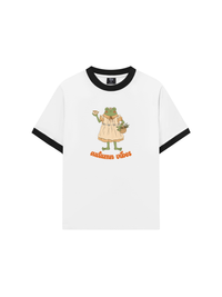Áo Thun Ringer Relaxed Fit Autumn Frog